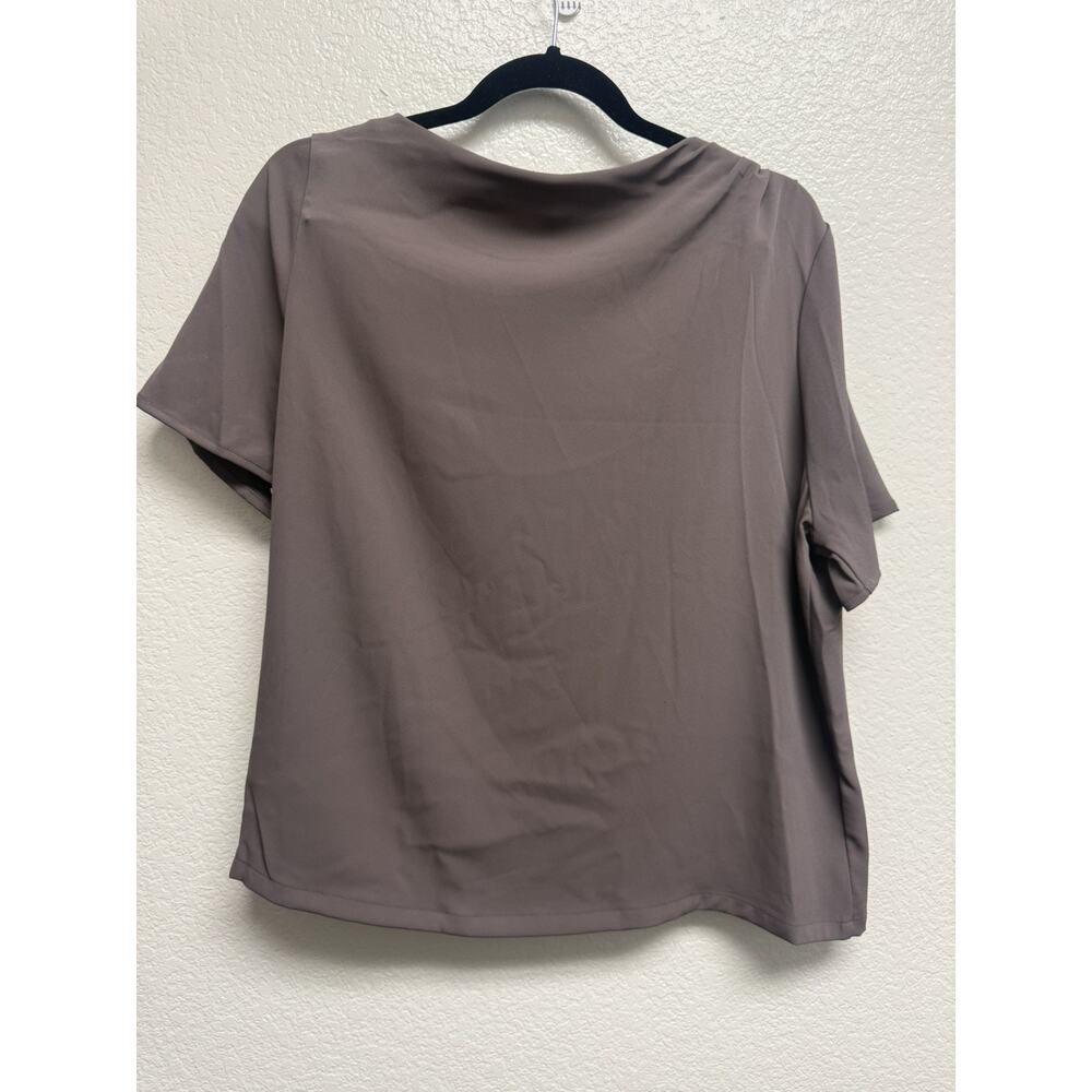 Nordstrom Signature Women Red Short Sleeve T-Shirt L